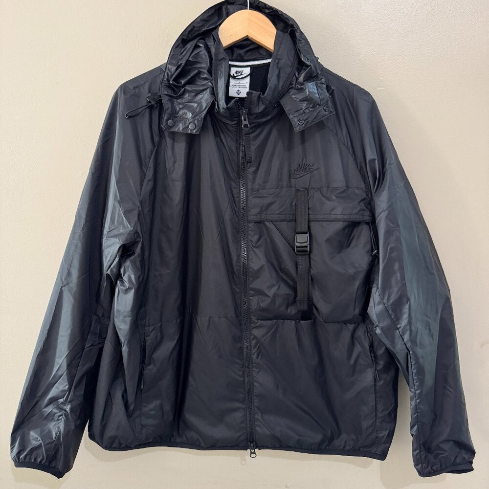 Nike Sportswear Tech Woven Black N24 Packable Lined Jacket Men's L FB7903-010